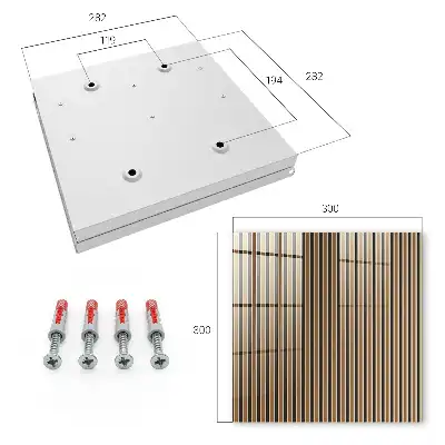 Skříňka na klíče Minimalistické pruhy