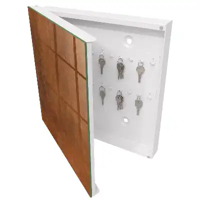 Skříňka na klíče Hnědá textura