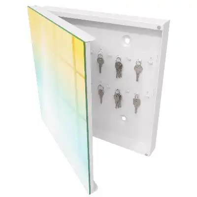 Designová skříňka na klíče Jemnost barev