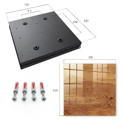 Designová skříňka na klíče Dřevěná textura