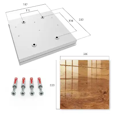 Designová skříňka na klíče Dřevěná textura