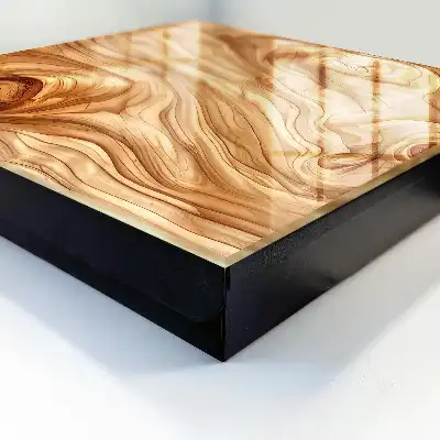 Designová skříňka na klíče Dřevěné vlny