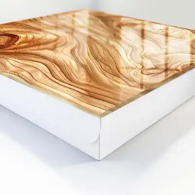 Designová skříňka na klíče Dřevěné vlny