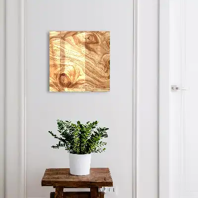 Designová skříňka na klíče Dřevěné vlny
