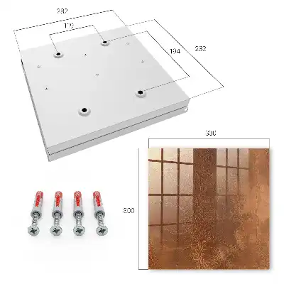 Designová skříňka na klíče Textura kůže