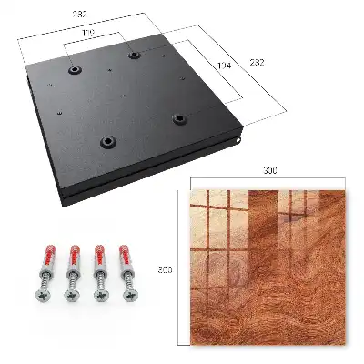 Designová skříňka na klíče Dřevěná textura