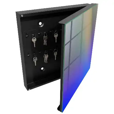 Designová skříňka na klíče Barevná harmonie