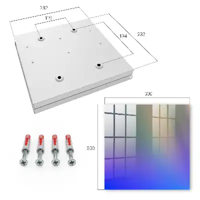 Designová skříňka na klíče Barevná harmonie