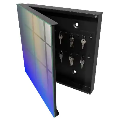 Designová skříňka na klíče Barevná harmonie