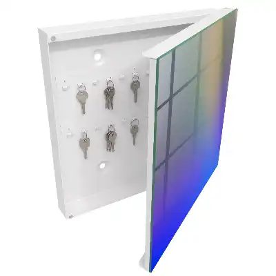 Designová skříňka na klíče Barevná harmonie