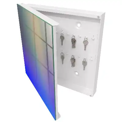 Designová skříňka na klíče Barevná harmonie