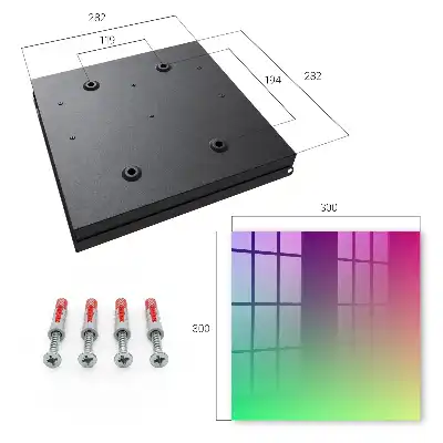Designová skříňka na klíče Barevný gradient