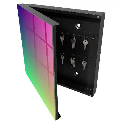 Designová skříňka na klíče Barevný gradient
