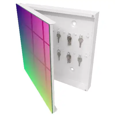 Designová skříňka na klíče Barevný gradient