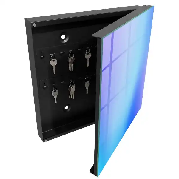 Designová skříňka na klíče Klidný gradient