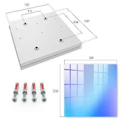 Designová skříňka na klíče Klidný gradient