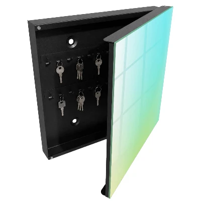 Designová skříňka na klíče v dekoru letní svěžest