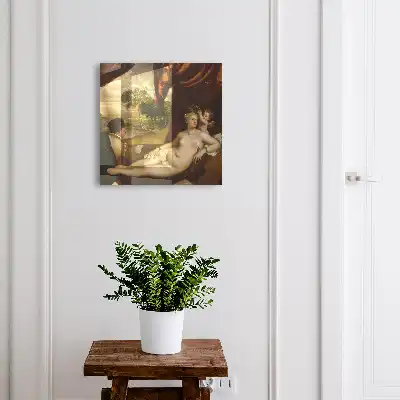 Skříňka na klíče Tizian Venuše a loutnista