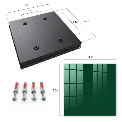 Designová skříňka na klíče Lahvově zelená