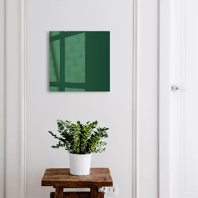 Designová skříňka na klíče v lahvově zelené barvě