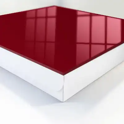 Designová skříňka na klíče Živá bordó