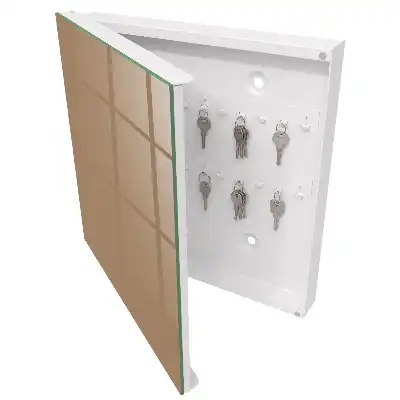 Designová skříňka na klíče Tmavě oranžová