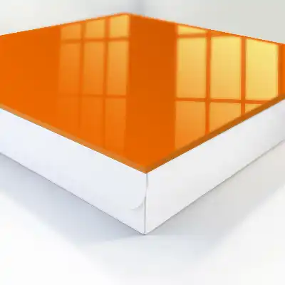 Designová skříňka na klíče Silná oranžová