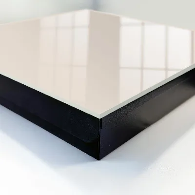 Designová skříňka na klíče v béžové kamenné barvě