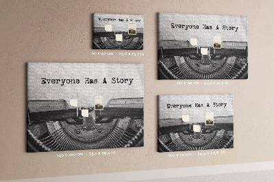 Korková nástěnka Každý má příběhy