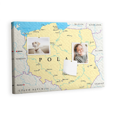 Nástěnka Politická mapa polska