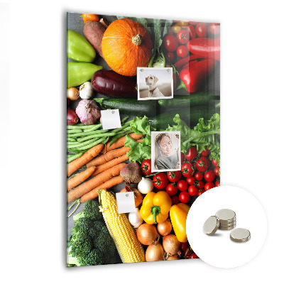 Magnetická tabule do kuchyně Podzimní zelenina