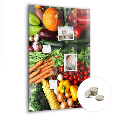 Magnetická tabule do kuchyně Podzimní zelenina