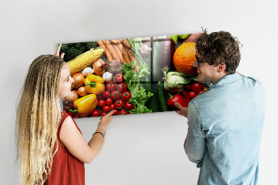 Magnetická tabule do kuchyně Čerstvá zelenina