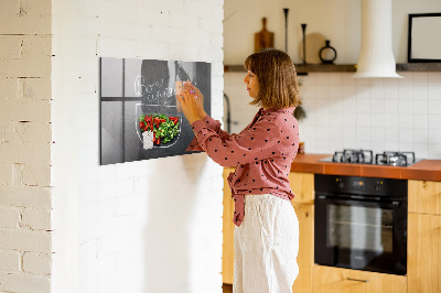 Magnetická tabule Nápis dobrou chuť