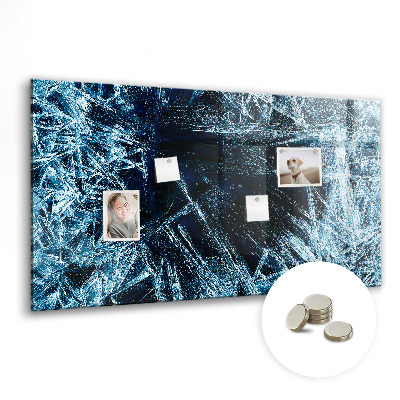 Skleněná magnetická tabule Zmrzlá zeď