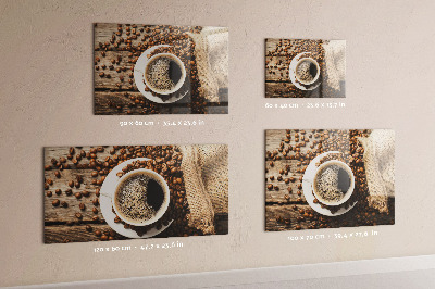 Magnetická tabule do kuchyně Sáček kávy