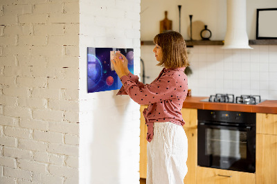 Magnetická tabule dětská Planety galaxií