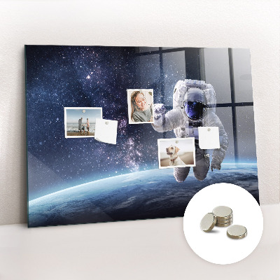Magnetická tabule dětská Astronaut