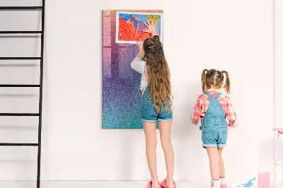 Magnetická kreslící tabule obrázek s motivem gradientní abstrakce