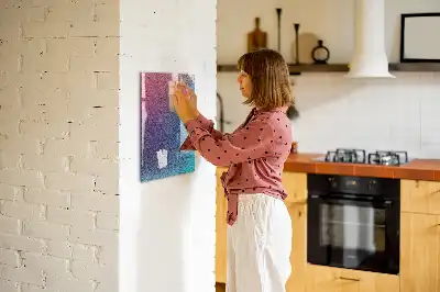 Magnetická kreslící tabule obrázek s motivem gradientní abstrakce