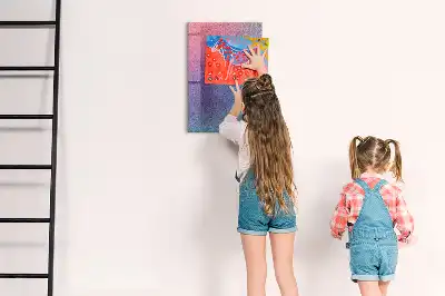 Magnetická kreslící tabule obrázek s motivem gradientní abstrakce