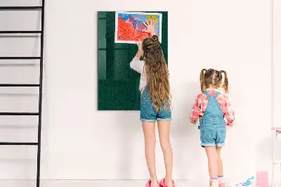 Magnetická psací tabule se vzorem listnatých linií