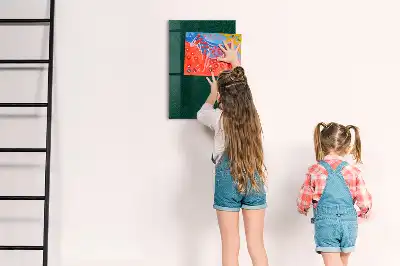Magnetická psací tabule se vzorem listnatých linií