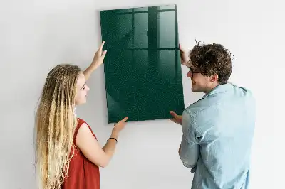 Magnetická psací tabule se vzorem listnatých linií