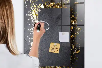 Magnetická kreslící tabule zlaté konfety