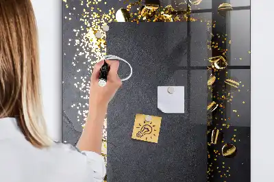 Magnetická kreslící tabule zlaté konfety