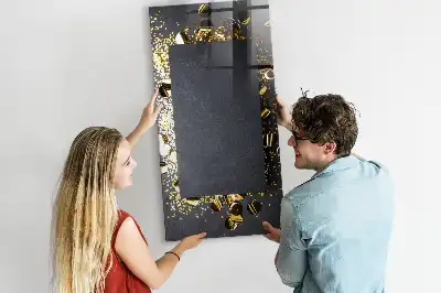 Magnetická kreslící tabule zlaté konfety