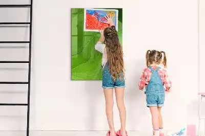 Magnetická psací tabule s motivem abstrakce vlny