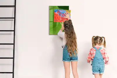 Magnetická psací tabule s motivem abstrakce vlny