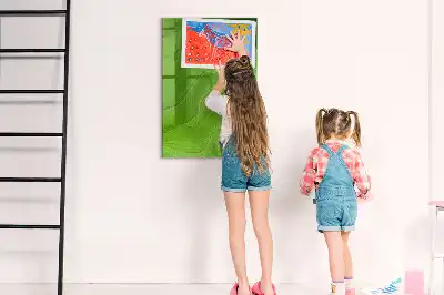 Magnetická psací tabule s motivem abstrakce vlny
